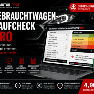 Gebrauchtwagen-Kaufcheck PRO zur Prüfung eines Autos vor dem Kauf